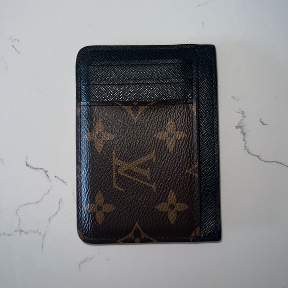 LV Side Up Card Holder